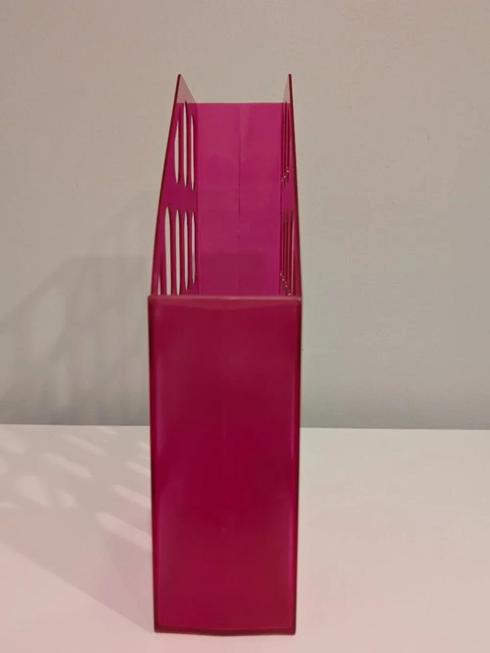 Hot Pink Magazine or Paper Holder